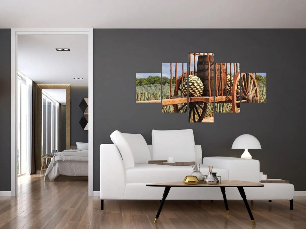 Obraz - Przyczepka (125x70 cm)