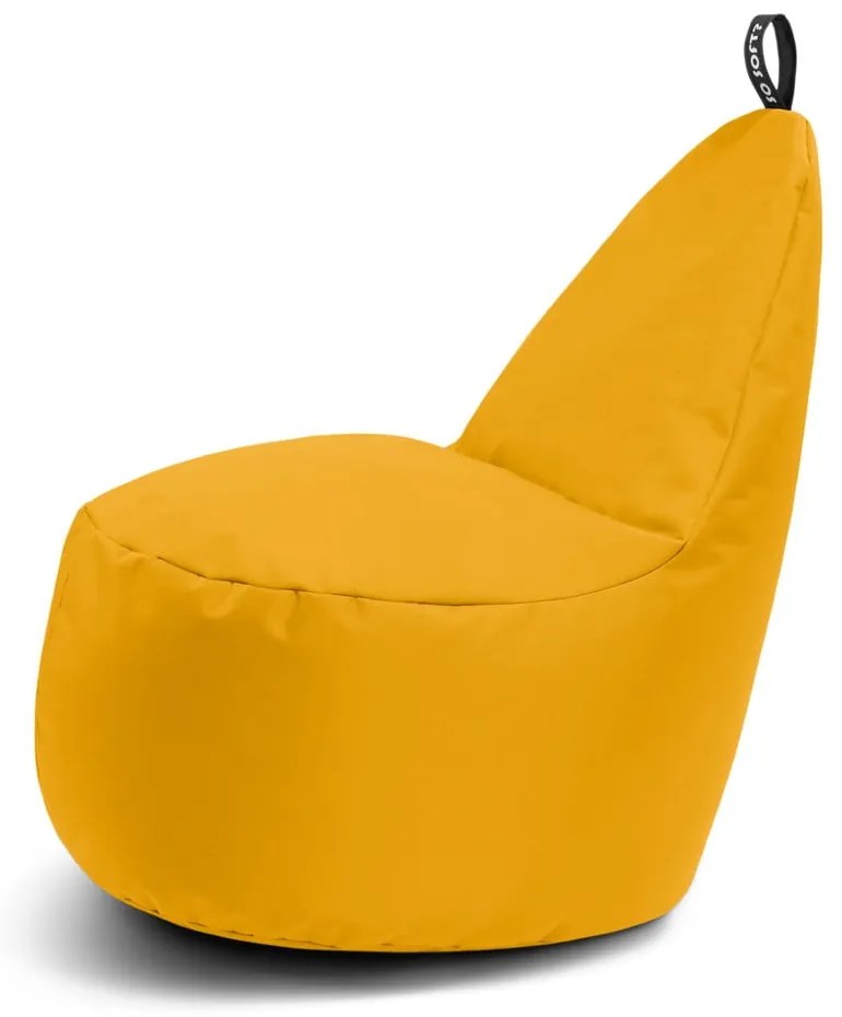 Żółty worek do siedzenia Lull XL – So Soft?