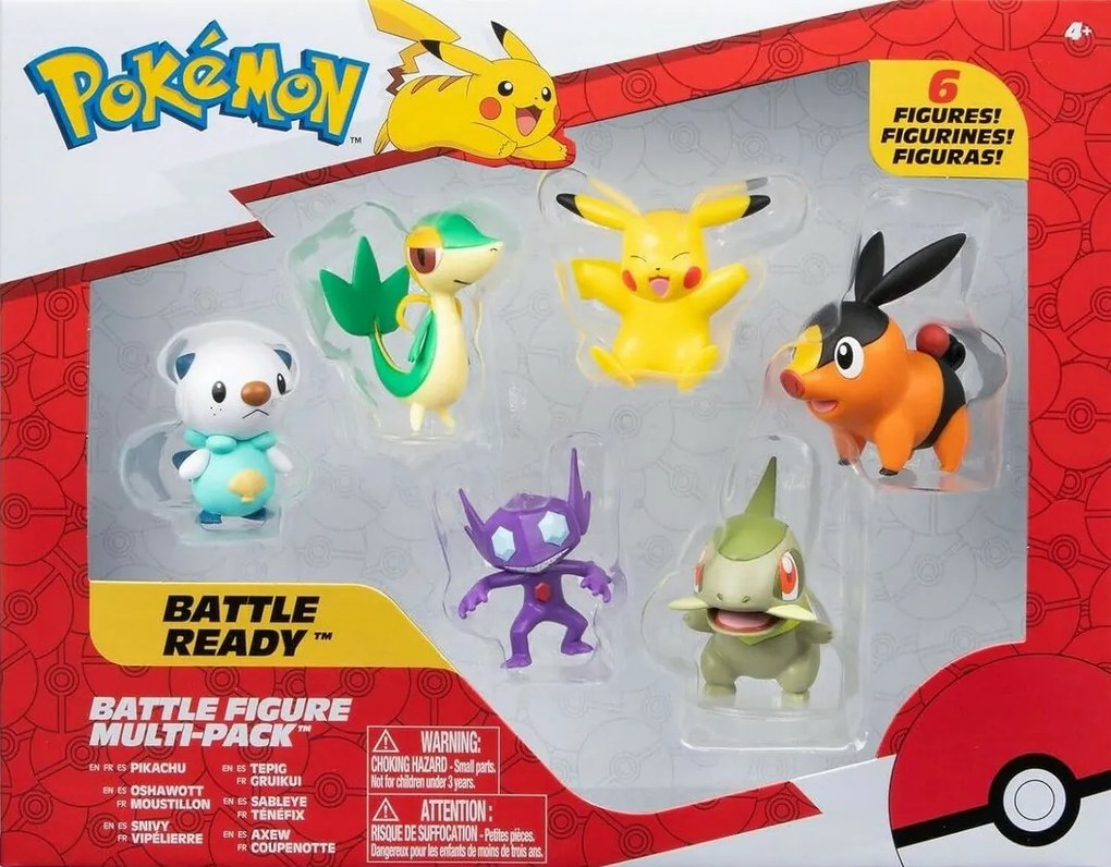 Zestaw figurek Pokémon, 6 sztuk
