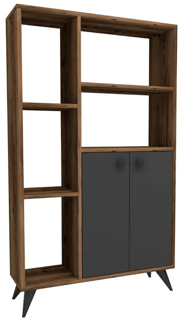 Biblioteka Meldan Anthracite and Walnut