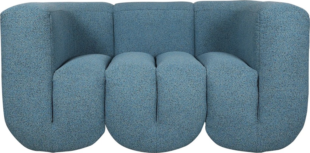 Designerska sofa z tkaniny szenilowej Nua N88-150