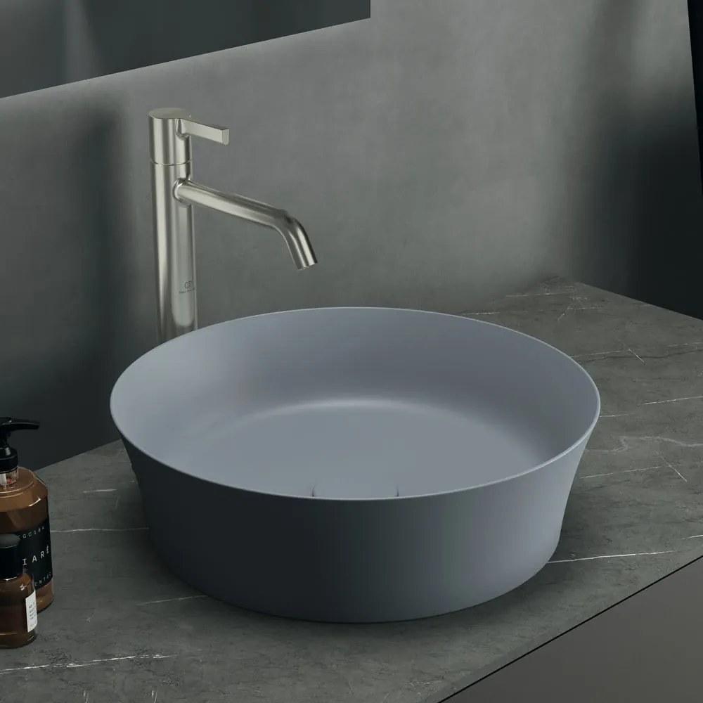 Jasnoniebieska ceramiczna okrągła umywalka ø 40 cm Ipalyss – Ideal Standard