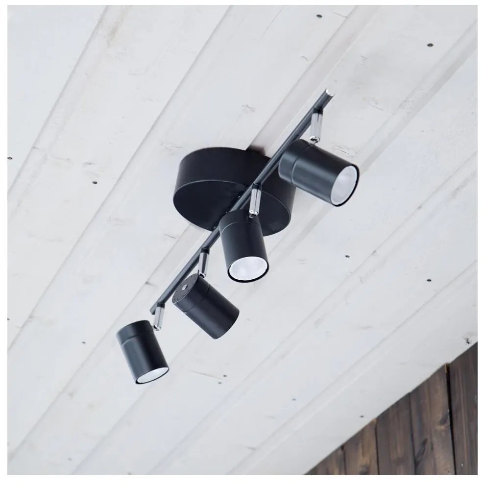 ByRydens 4200720-4002 - Oświetlenie punktowe CORRECT 4xGU10/7W/230V czarny