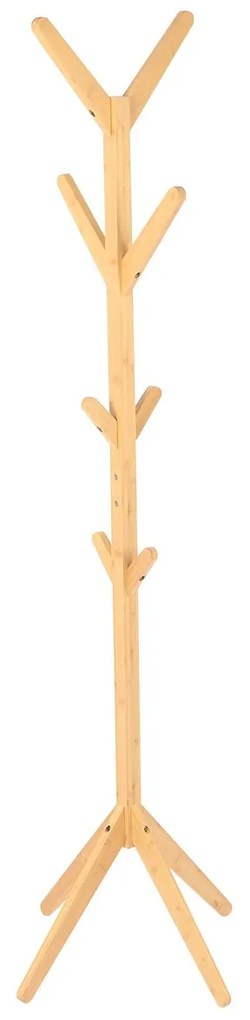 Wieszak stojący B017 NAT, bambus