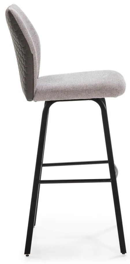 Jasnoszare hokery zestaw 2 szt. 75 cm Pol – Marckeric