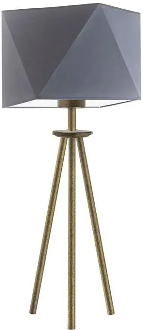 Lampa stołowa trójnóg na złotym stelażu - K1-Z42