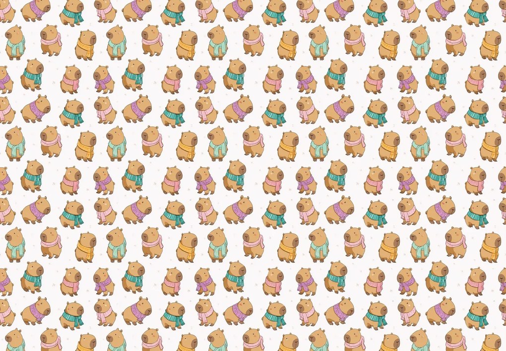 Fototapeta - Kapibary (196x136 cm)