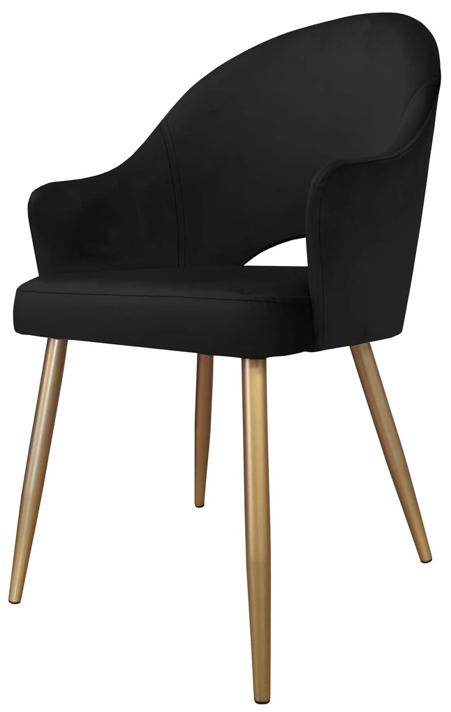 Krzesło obrotowe Velvet podstawa złota MG19