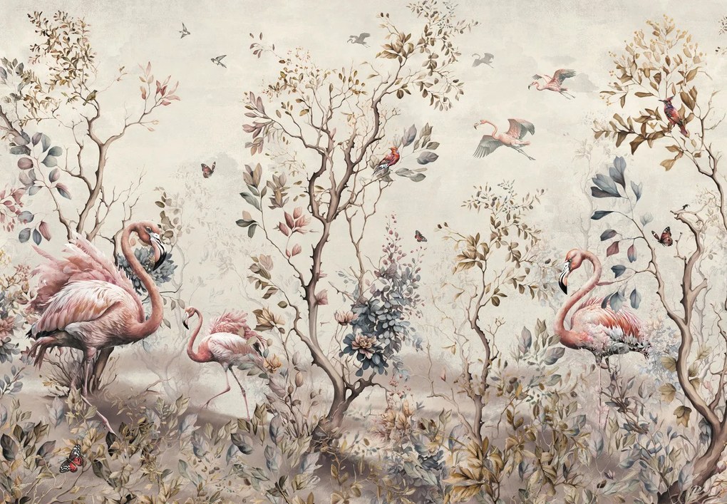 Fototapeta - Flamingi (196x136 cm)