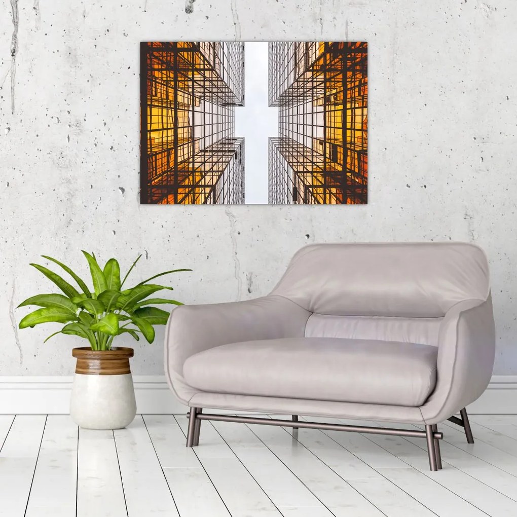 Obraz drapaczy chmur (70x50 cm)