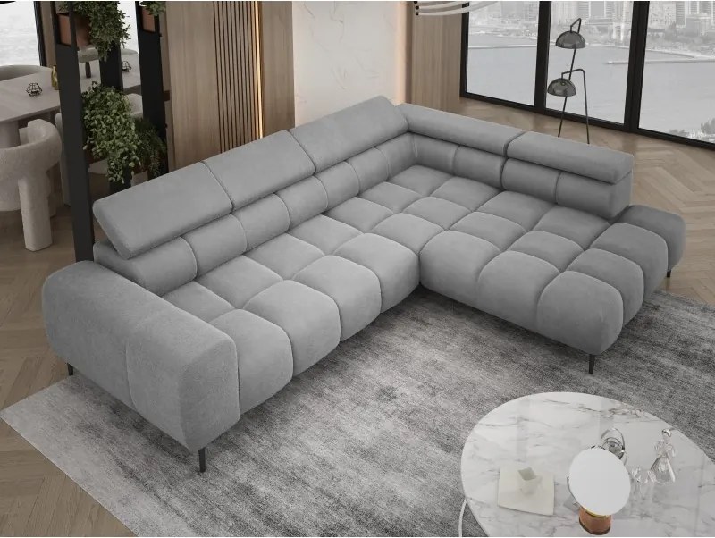 Narożnik PLAZA L Prawostronny w tkaninie Promocyjnej APHRODITE 19 WERSAL