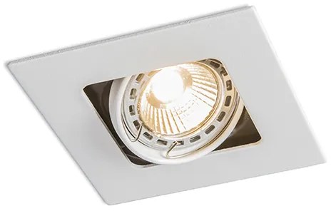 Inteligentny reflektor wpuszczany biały z WiFi GU10 z możliwością przechylania - Artemis