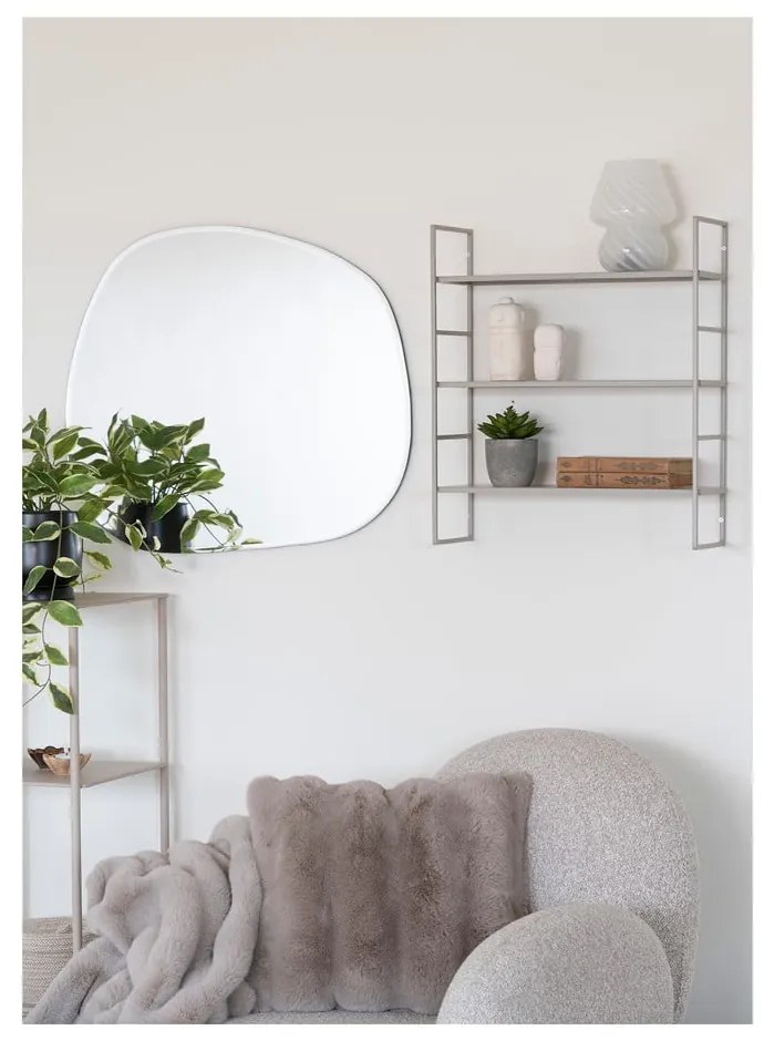 Biała lampa stołowa LED ze szklanym kloszem (wysokość 19,5 cm) Alton – House Nordic