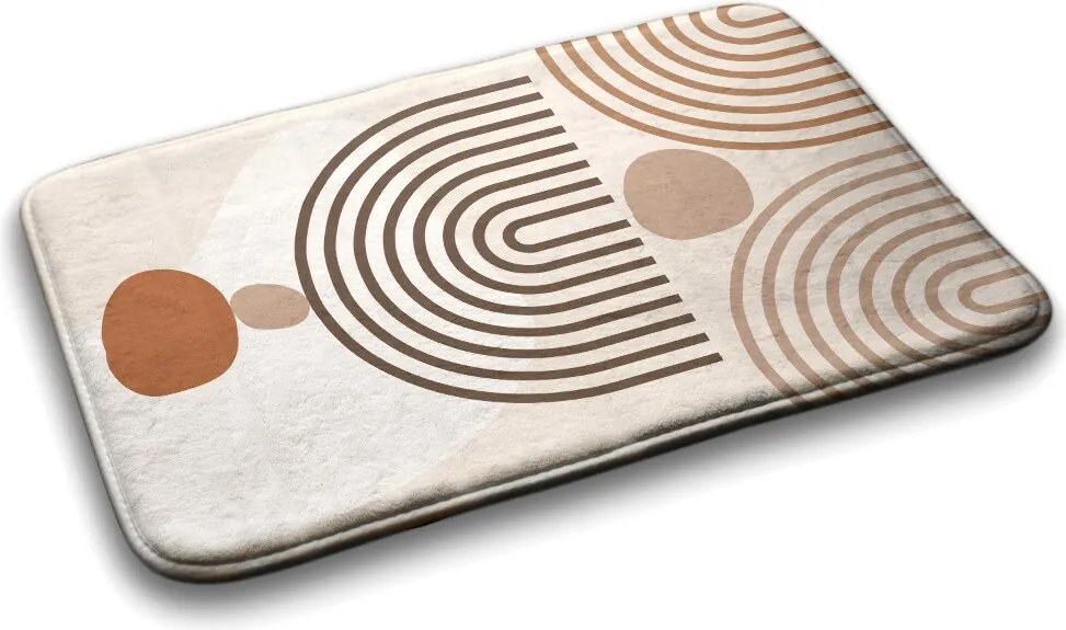 Antypoślizgowy dywanik łazienkowy Antypoślizgowy dywanik łazienkowy Geometryczny wzór