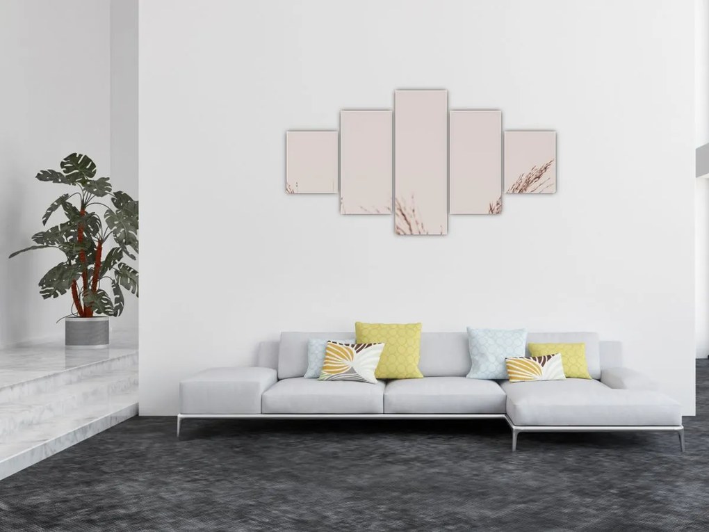 Obraz - Suszona trawa (125x70 cm)
