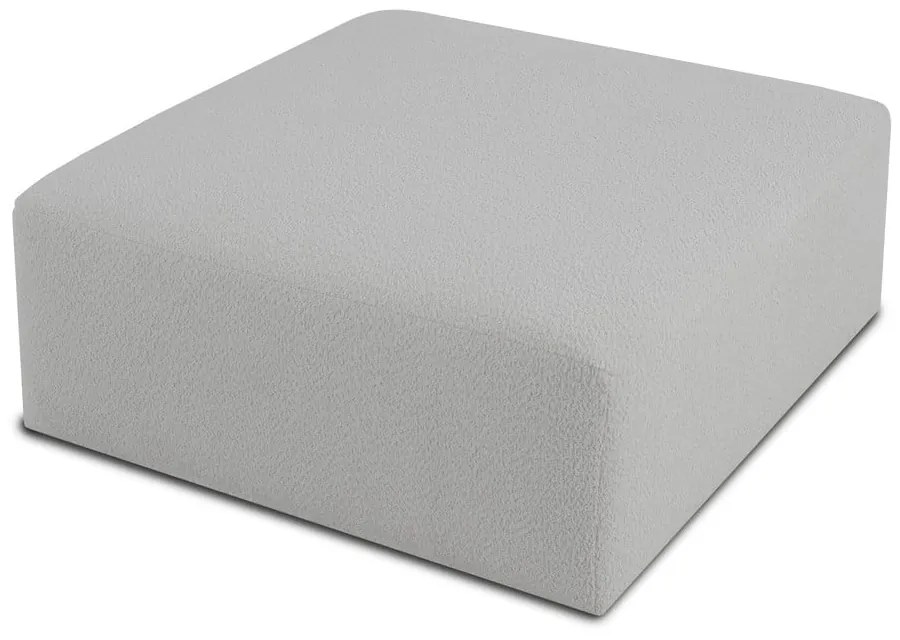 Biały moduł sofy z materiału bouclé Roxy – Scandic