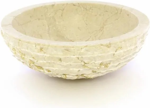 DIVERO Umywalka nablatowa z naturalnego kamienia Sanremo