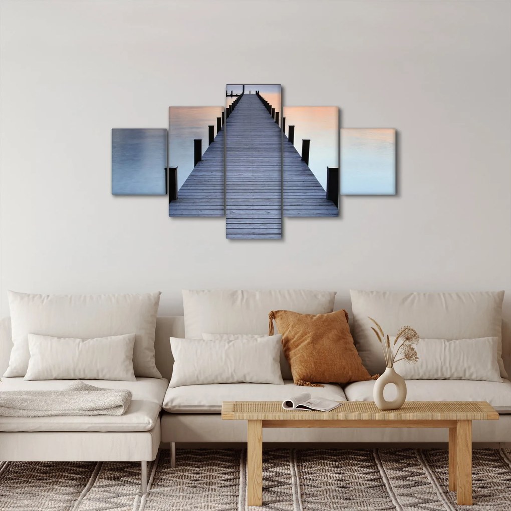 Obraz - Molo nad jeziorem Starnberger, Bavaria, Germany (125x70 cm)
