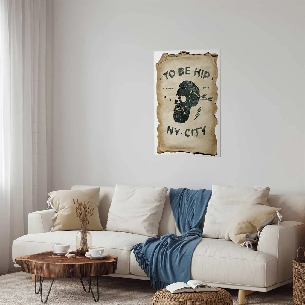 Plakat To be hip 60x90 cm bez ramy bez marginesu ARTGEIST B