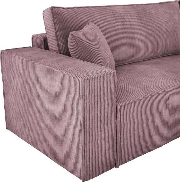 Narożnik POSO XL Prawostronny zestaw z poduszkami wolnostojący tkanina POSO 27 WERSAL