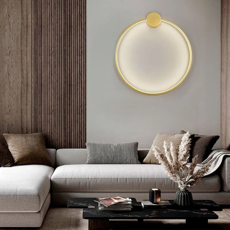 LAMPA ŚCIENNA KINKIET LED APP1390-CW GOLD 50cm