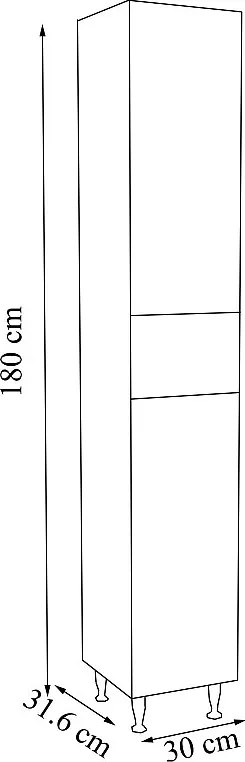 Meble łazienkowe High cabinet Szafka łazienkowa Silora
