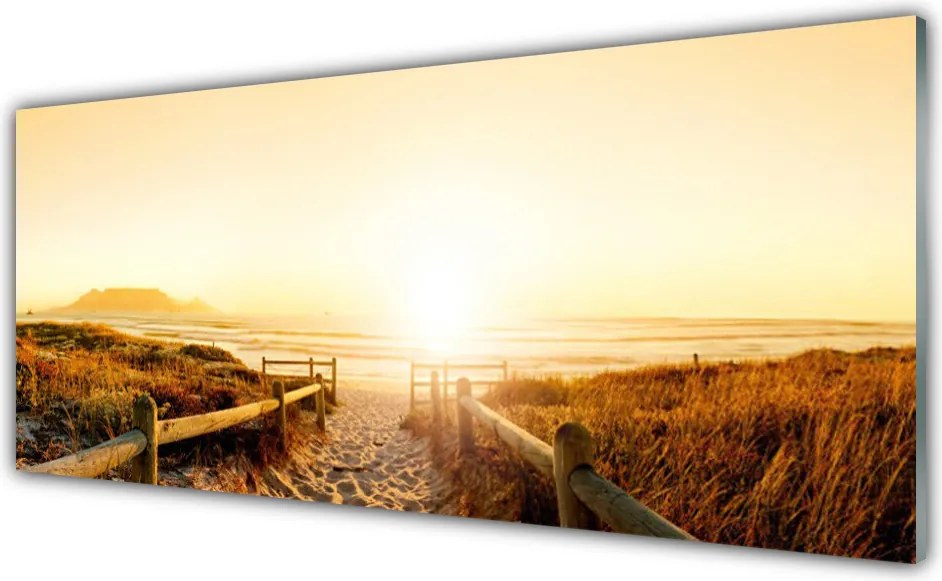 Szkło do Kuchni na Ścianę Ścieżka Ku Horyzontowi