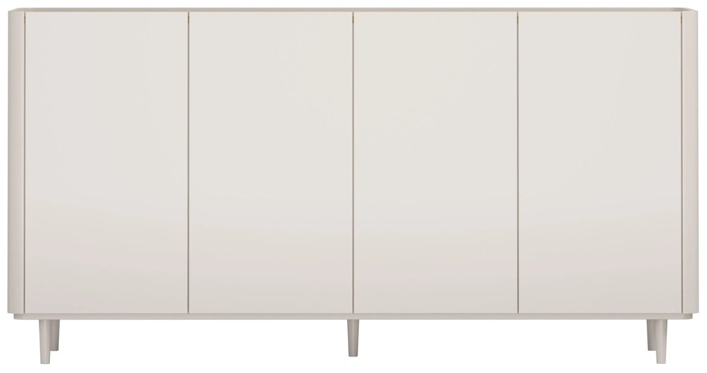 Komoda Elivo 200 cm na nóżkach - kaszmir / dąb olejowany