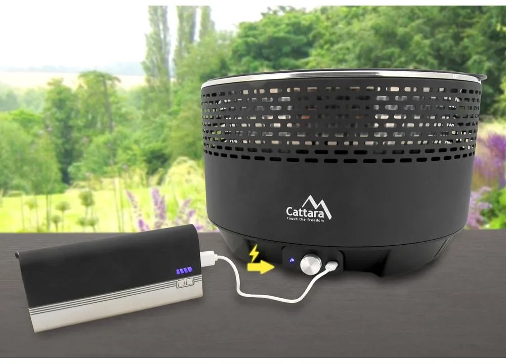 Grill stołowy na węgiel drzewny Cattara Keg, ø 30 cm