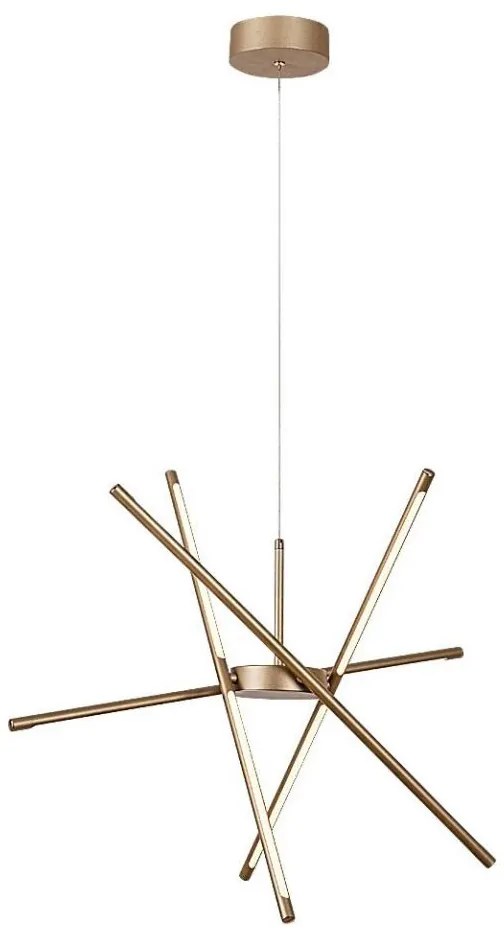 Rabalux 72339 - LED Żyrandol na lince HENLI2 LED/40W/230V 3000K złoty