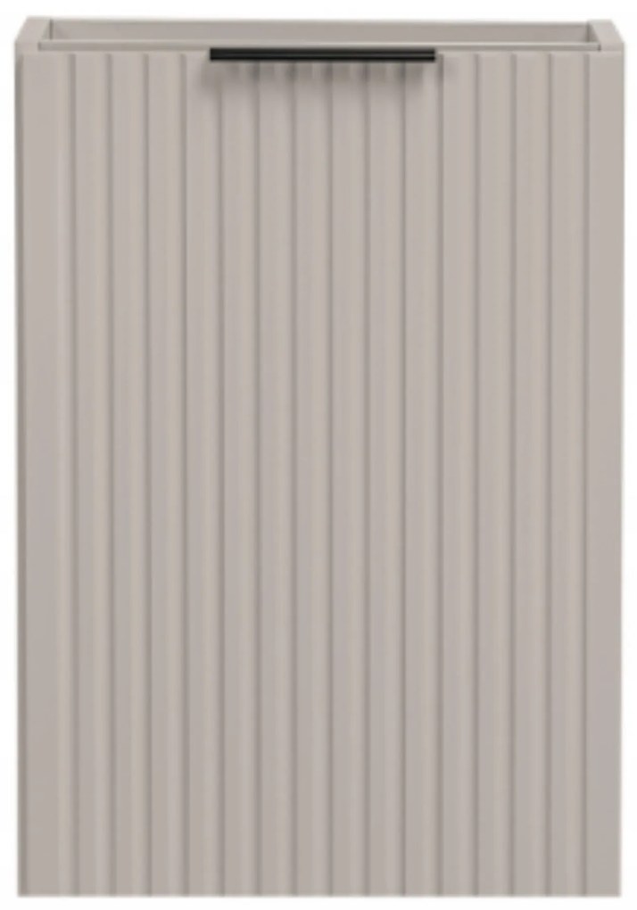 Szafka wisząca pod umywalkę kaszmir ryflowany front 40 x 22 cm ASTROS