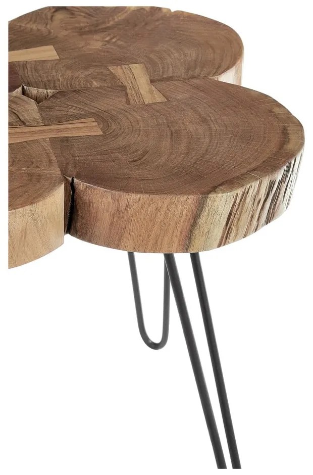 Stolik z blatem z drewna akacjowego 50x50 cm Nandri – Premier Housewares