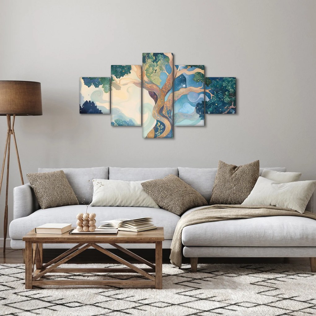 Obraz – Kosmiczne drzewo (125x70 cm)