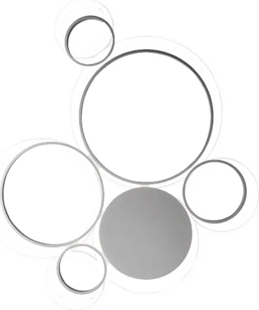 Lampa sufitowa LED Pois-Silver