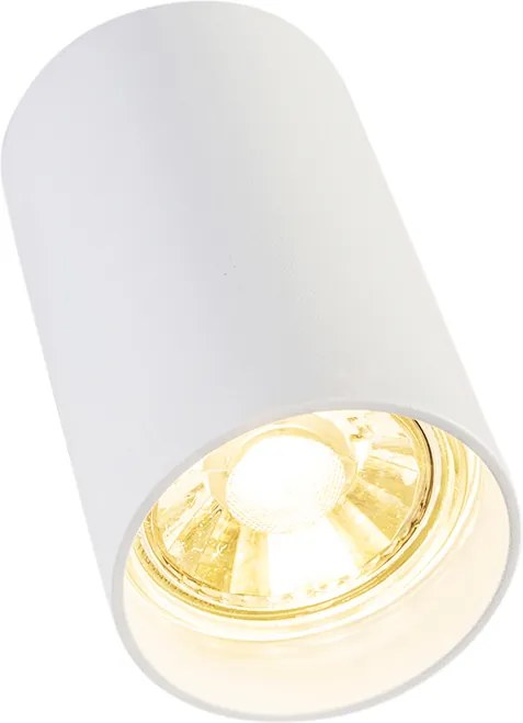 Nowoczesny reflektor biały 5,5 cm - Tuba