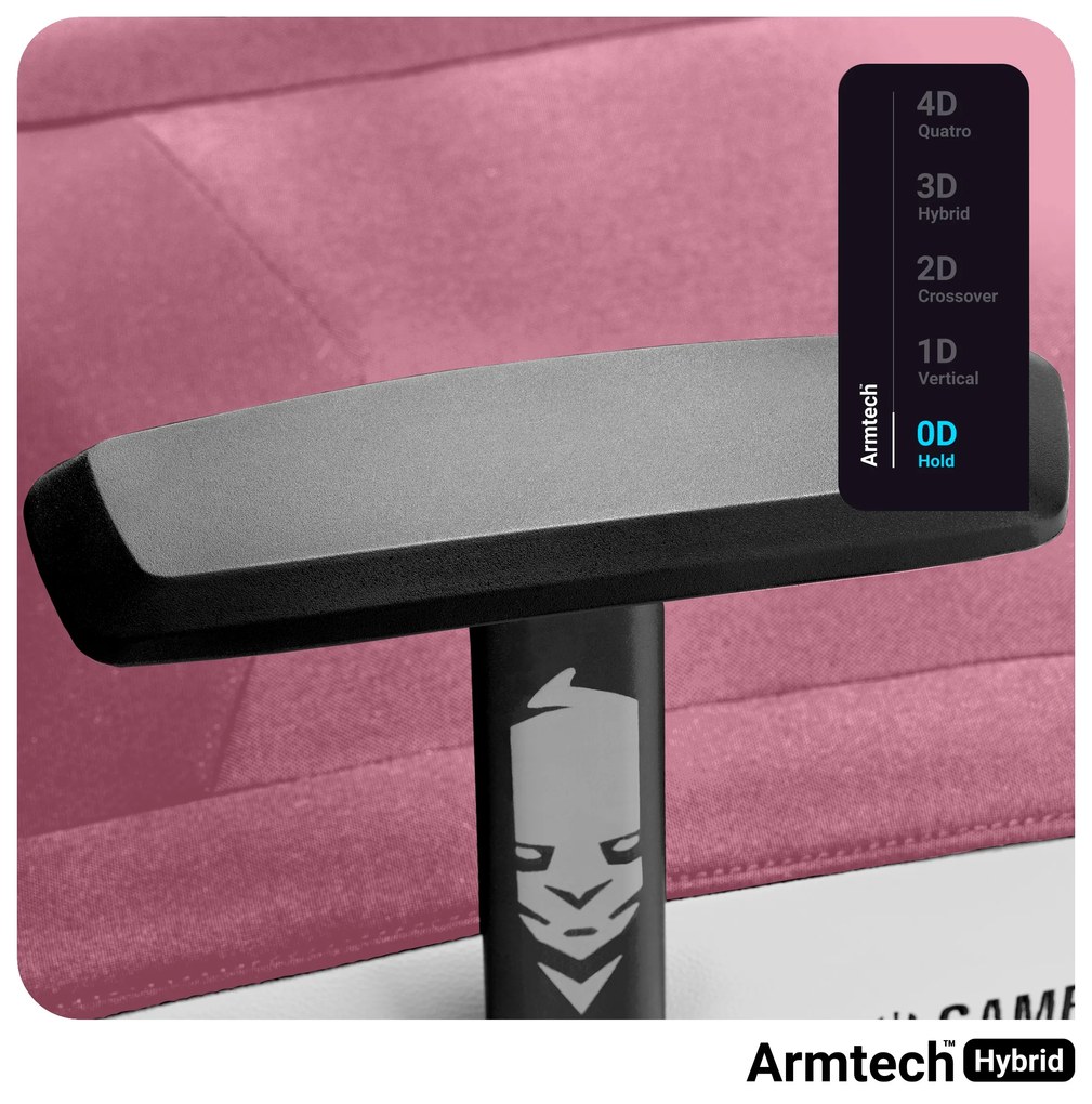 Fotel gamingowy Diablo X-Gamer 2.0 Normal Size, Marshmallow Pink