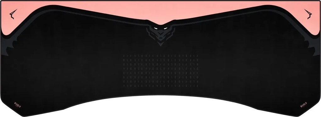 Podkładka ochronna na biurko Diablo X-Forge 140 cm, Black Akira Pink