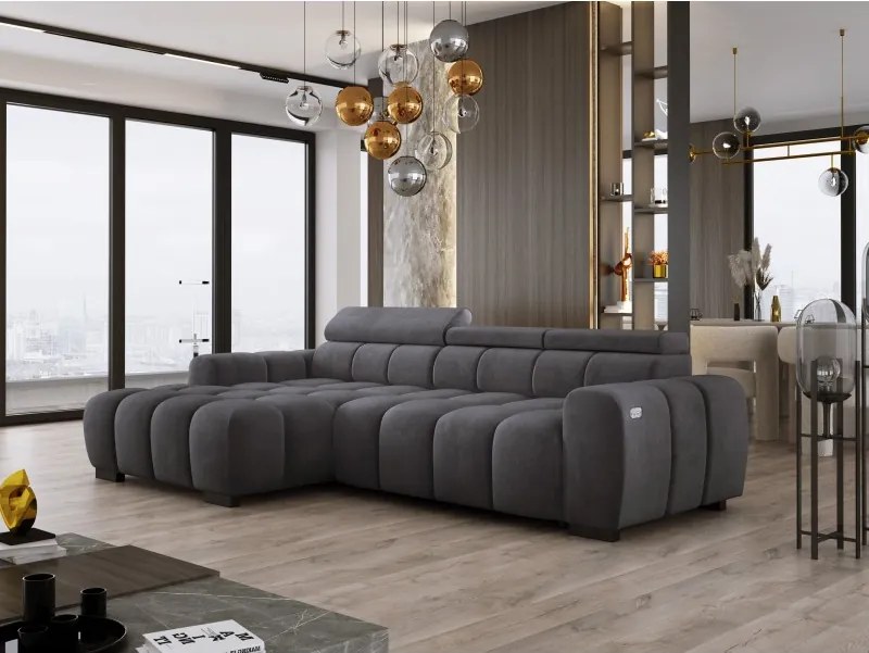 Narożnik OMBO S MINI Lewostronny z Elektryczną Regulacją SALVADOR 15