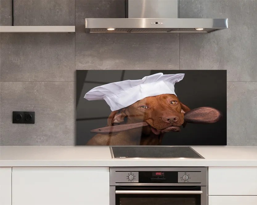 Szkło Ozdobne do Kuchni Kulinarna Pasja: Pies Kucharz