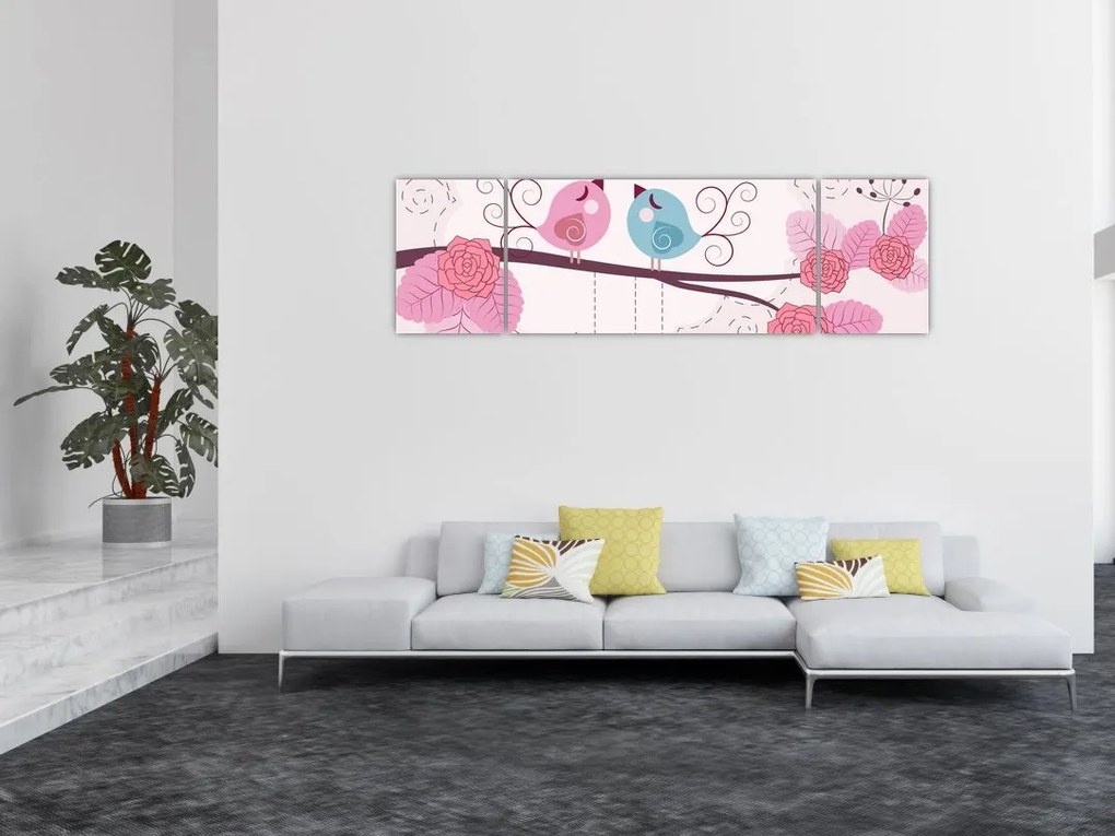 Obraz - Czas miłości (170x50 cm)