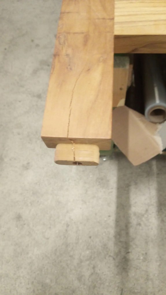 TECTONA - ogrodowy drewniany rozkładany stół tekowy 180/240 x 100 cm - Towar z drobną wadą (N258)