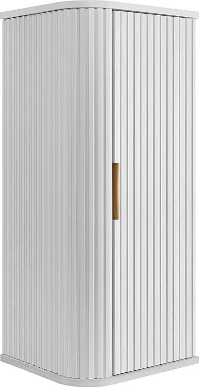 ELEGANCE Szafka wisząca słupek łazienkowy ryfle 31,5 x 35,5 x 79 biały