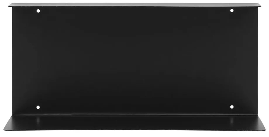 Czarna wielopoziomowa metalowa półka 18 cm Lille – House Nordic