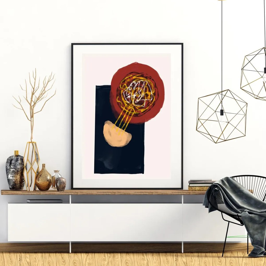 Plakat - Artystyczna abstrakcja (A4)