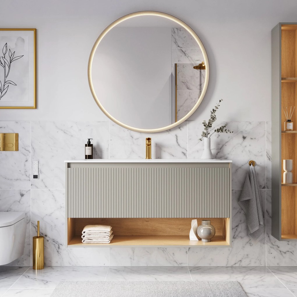 Szafka podumywalkowa BELDIVO 120 cm z umywalką ceramiczną Duravit