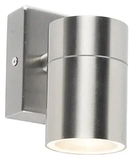 Lampa ścienna zewnętrzna stal IP44 - Solo