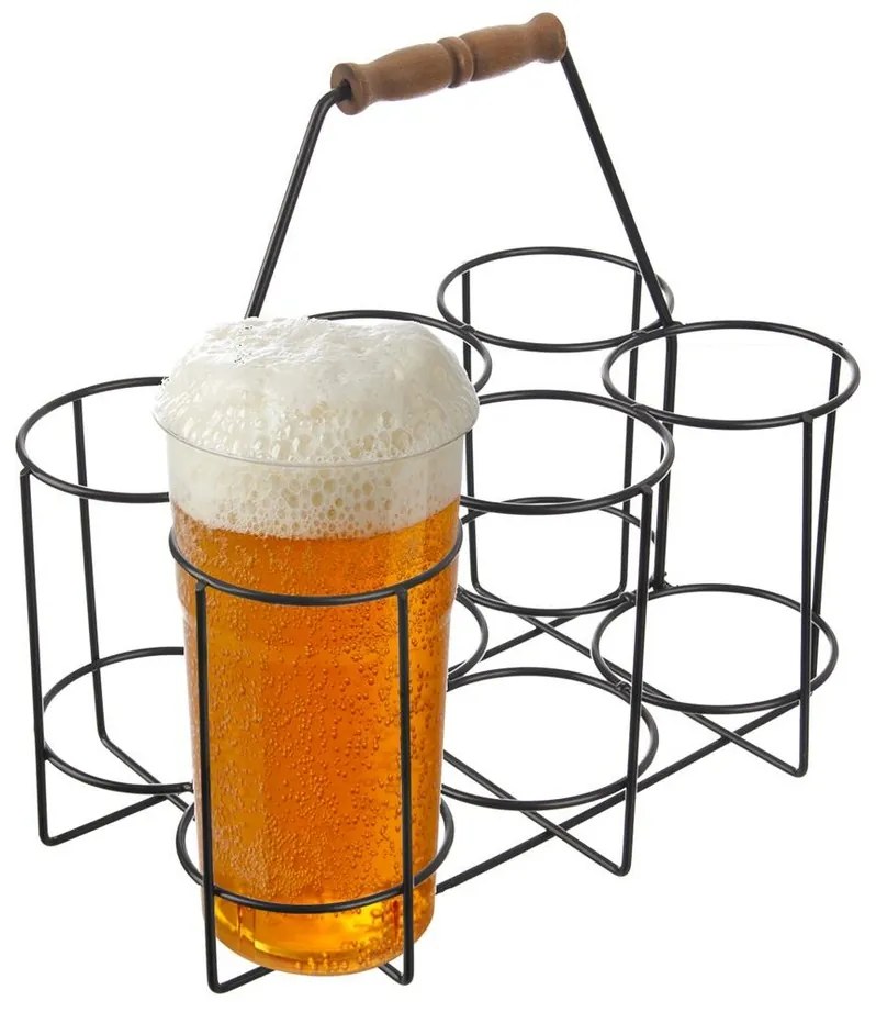 Orion Stojak na butelki piwa/kufle 0,5 l, 6 pozycji