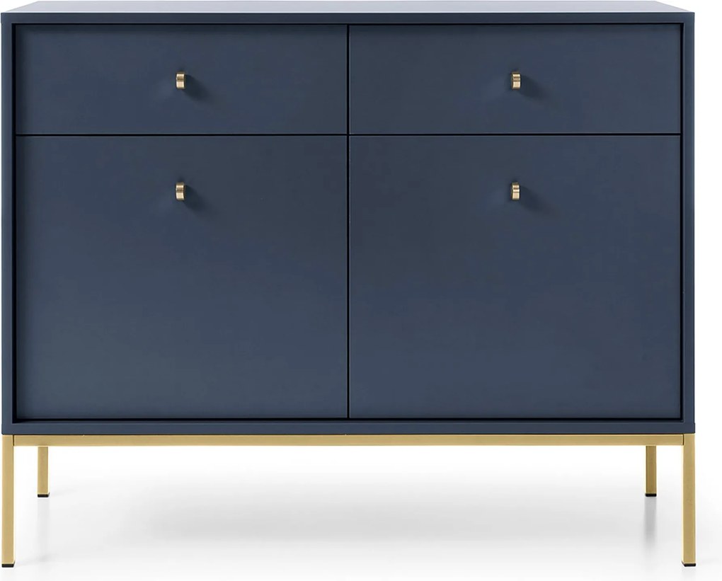Komoda MONDO 104 cm do Salonu Sypialni Odcienie granatowego
