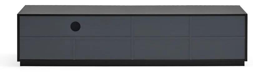 Czarna komoda pod TV Teulat Doric