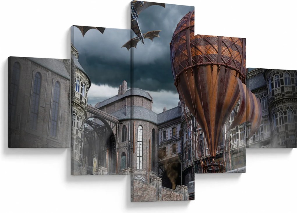 Obraz - Surrealistyczny krajobraz (125x70 cm)
